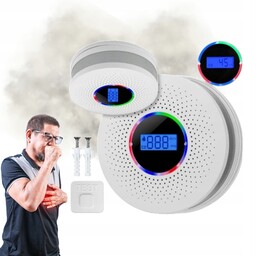 Czujnik Czadu Dymu Bezprzewodowy Detektor Tlenku Węgla Gordon