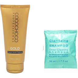 Zestaw Cocochoco Gold Keratyna do Włosów 100ml +