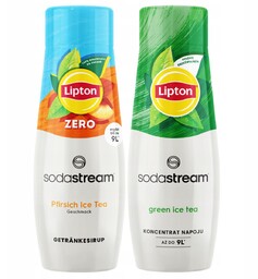 2x Syrop SodaStream Lipton Ice Tea Peach Zero