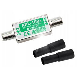 WZMACNIACZ ANTENOWY DVB-T APL-109 28DB DO 150 KM