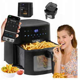 Frytkownica Beztłuszczowa Air Fryer Duża Frytownica Lovio 6L