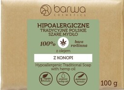 BARWA Hipoalergiczna Tradycyjne Polskie Mydło szare w kostce