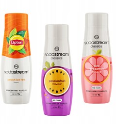 3 koncentraty Sodastream Lipton Ice Tea Peach +
