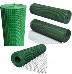 Hodowlana Siatka Woliera 25 Mb 19x1,07mm Zielona Stal