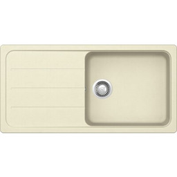 SCHOCK Zlewozmywak jednokomorowy z ociekaczem Formhaus D-100L Vanilla