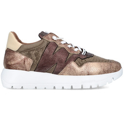 Hiszpańskie sneakersy premium - WONDERS A-2491 ZŁOTE