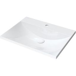 OMNIRES Umywalka meblowa NAXOS M+ 60 prostokątna biały