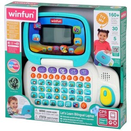 SMILY PLAY Zabawka laptop edukacyjny Winfun Dwujęzyczny 240401