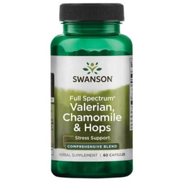 Swanson FS Waleriana Rumianek i Chmiel 60 kaps