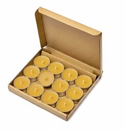 Podgrzewacze z wosku pszczelego Miodowa Mydlarnia naturalne tealighty