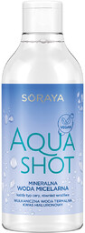 Soraya Aquashot, Mineralna woda micelarna, 400ml