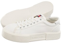 Sneakersy Tommy Hilfiger Tjw Foxing Flatform Sneaker Ecru