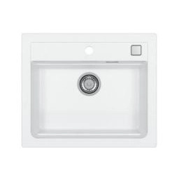 Alveus Atrox 30 1131991 Granitowy Biały Zlewozmywak prostokątny