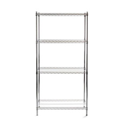 Regał 910x455x1830 mm 4-półkowy magazynowy stal nierdzewna