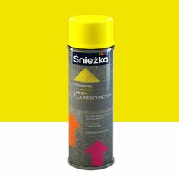 ŚNIEŻKA Multispray lakier fluorescencyjny 400 ml żółty cytrynowy