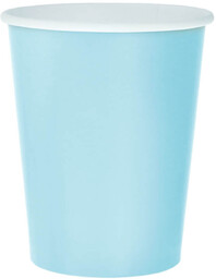 Kubeczki papierowe jasnoniebieskie - 270 ml - 14