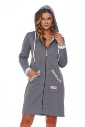 Szlafrok damski Doctor nap SMZ 4508 ciemnoszary