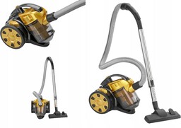 2x Odkurzacz Clatronic Bs 1308 żółty