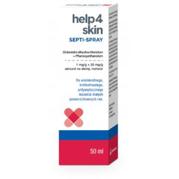 Help4Skin SEPTI-SPRAY 1mg/g+20 mg/g, 50ml