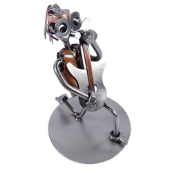 Metalowa figurka Gitarzysta rockowy II. Dekoracja dla rockmena
