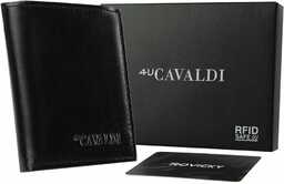 Skórzany męski portfel Cavaldi 0800-BS RFID