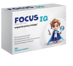 FocusIQ, kwasy omega-3 (DHA, EPA) od 6 roku