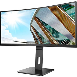 Aoc CU34P2A Monitor, Czarny, 34 cale