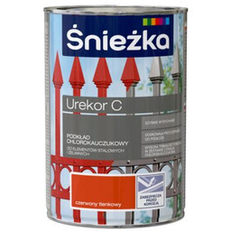 Farba podkładowa chlorokauczukowa Urekor C czerwony tlenkowy 1