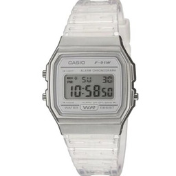 CASIO Zegarek Sport F-91WS-7EF Biały