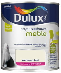 Farba Dulux Szybka Odnowa Meble 0,75l Kremowa Biel