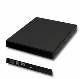 Qoltec Obudowa/kieszeń na napęd optyczny CD/DVD SATA USB