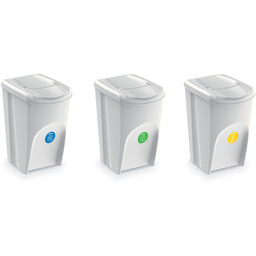 Pojemniki do segregacji Prosperplast 105l (3 x 35l)