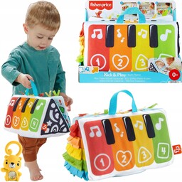 Fisher Miękkie Pianinko Sensoryczne Dla Niemowląt Lusterko Gryzak