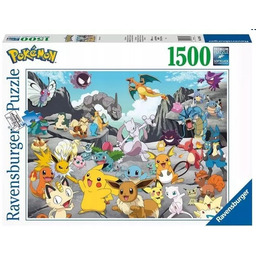 Puzzle 1500 elementów. Pokemon Classic. Ravensburger