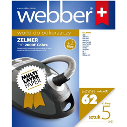 Worki Do Odkurzacza Zelmer 2000 5Szt + Filtry
