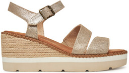 Espadryle Toms Darya  10021963 Srebrny