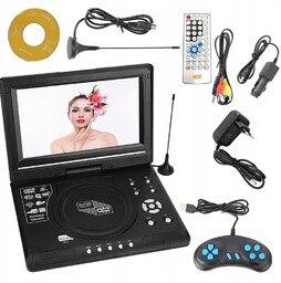 Odtwarzacz DVD 7 Przenośny Samochodowy Usb Konsola Napęd