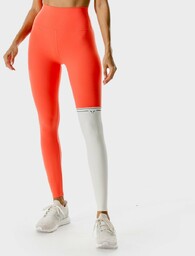 SQUATWOLF Legginsy damskie LAB360 Color Block Hot Coral