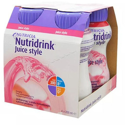 Nutridrink Juice Style o smaku truskawkowym, płyn 4