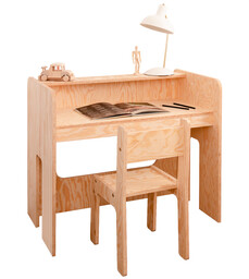 Smartwood Zestaw dla dzieci drewniany biurko + krzesełko