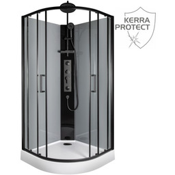 Kabina natryskowa z hydromasażem 90x90x200 cm z brodzikiem