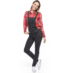 Lee, Spodnie męskie, Bib Skinny Black Wash L39Ewlsf,