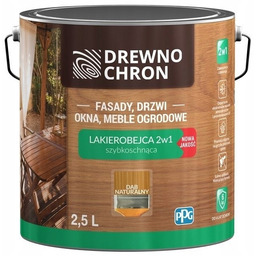 Drewnochron Lakierobejca 2w1 Dąb Naturalny 2,5L