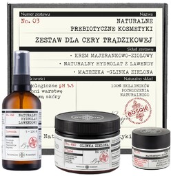 Bosqie Cera Trądzikowa No.03 ZESTAW Hydrolat lawendowy 100