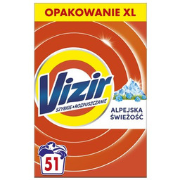 VIZIR Proszek do prania Alpejska świeżość 2.805 kg