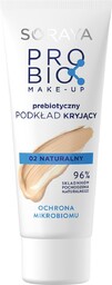 Soraya Probio Make-up, Prebiotyczny podkład kryjący, 02 naturalny,