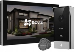 Wideodomofon WiFi 2-żyłowy HP5 Ezviz Jednorodzinny Aplikacja Czytnik