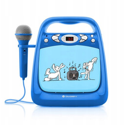 Odtwarzacz CD Usb Bluetooth mikrofon Zestaw Karaoke