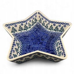 Miska półmisek Gwiazda 25 cm Choinki dek. U22