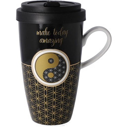 Goebel Coffee to Go kubek artystyczny z pokrywką